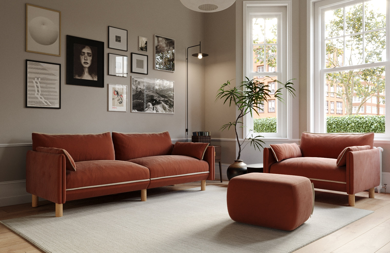 How to Style Earthy Toned Sofas