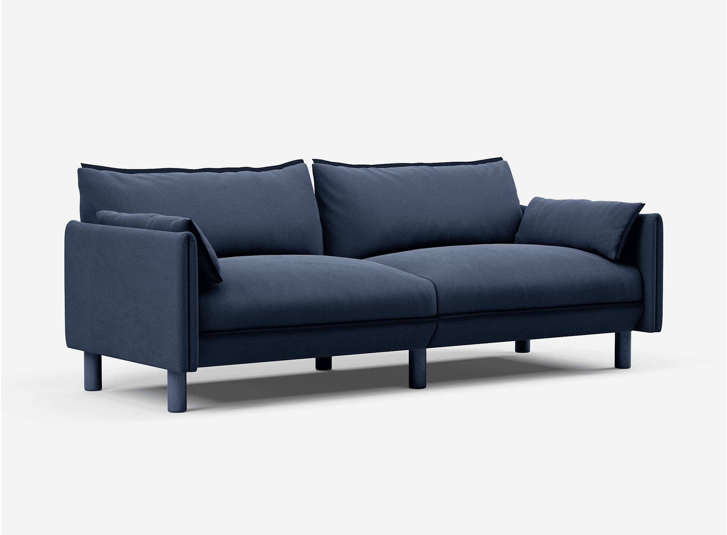 @ Navy Cotton Jacket | Dark Blue Trim