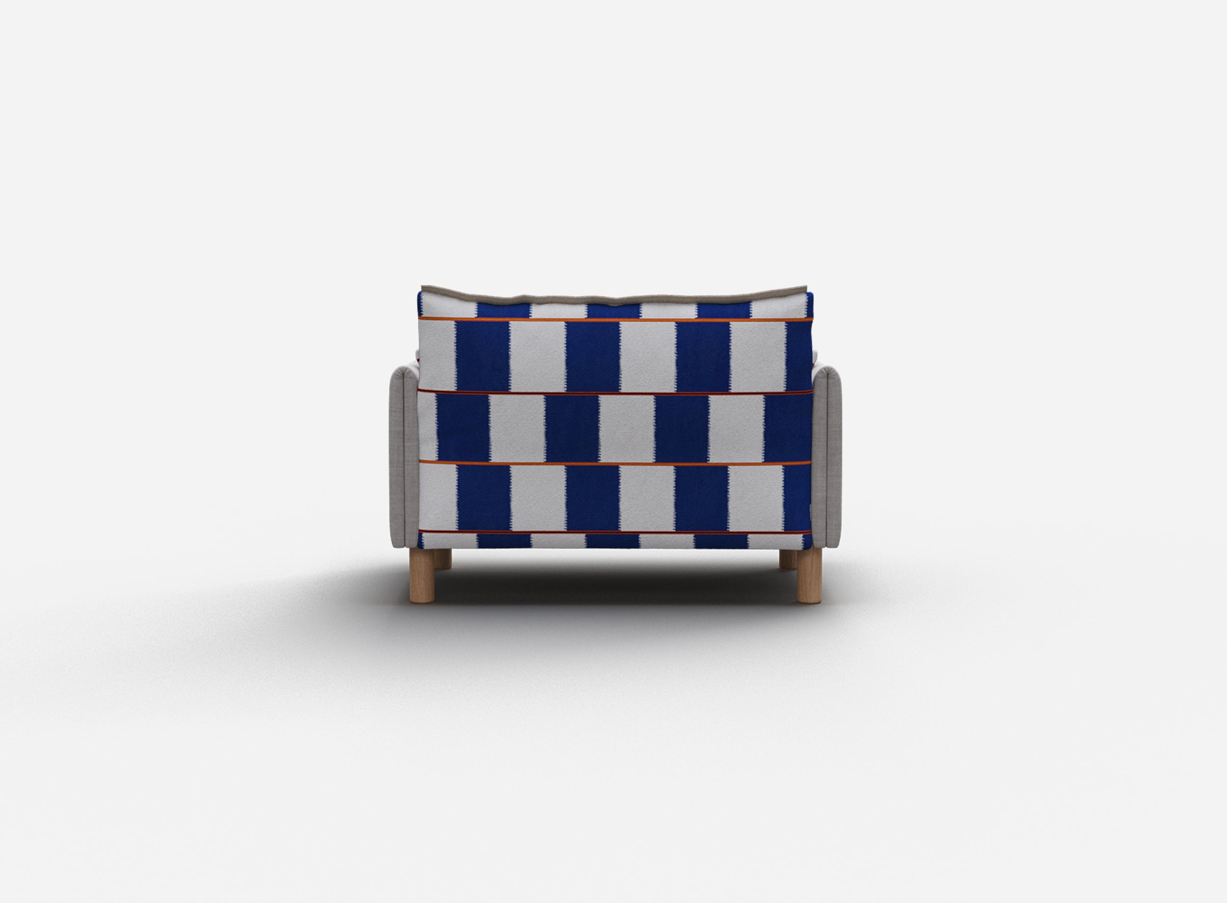 @ Cobalt Check Jacket | Natural Trim