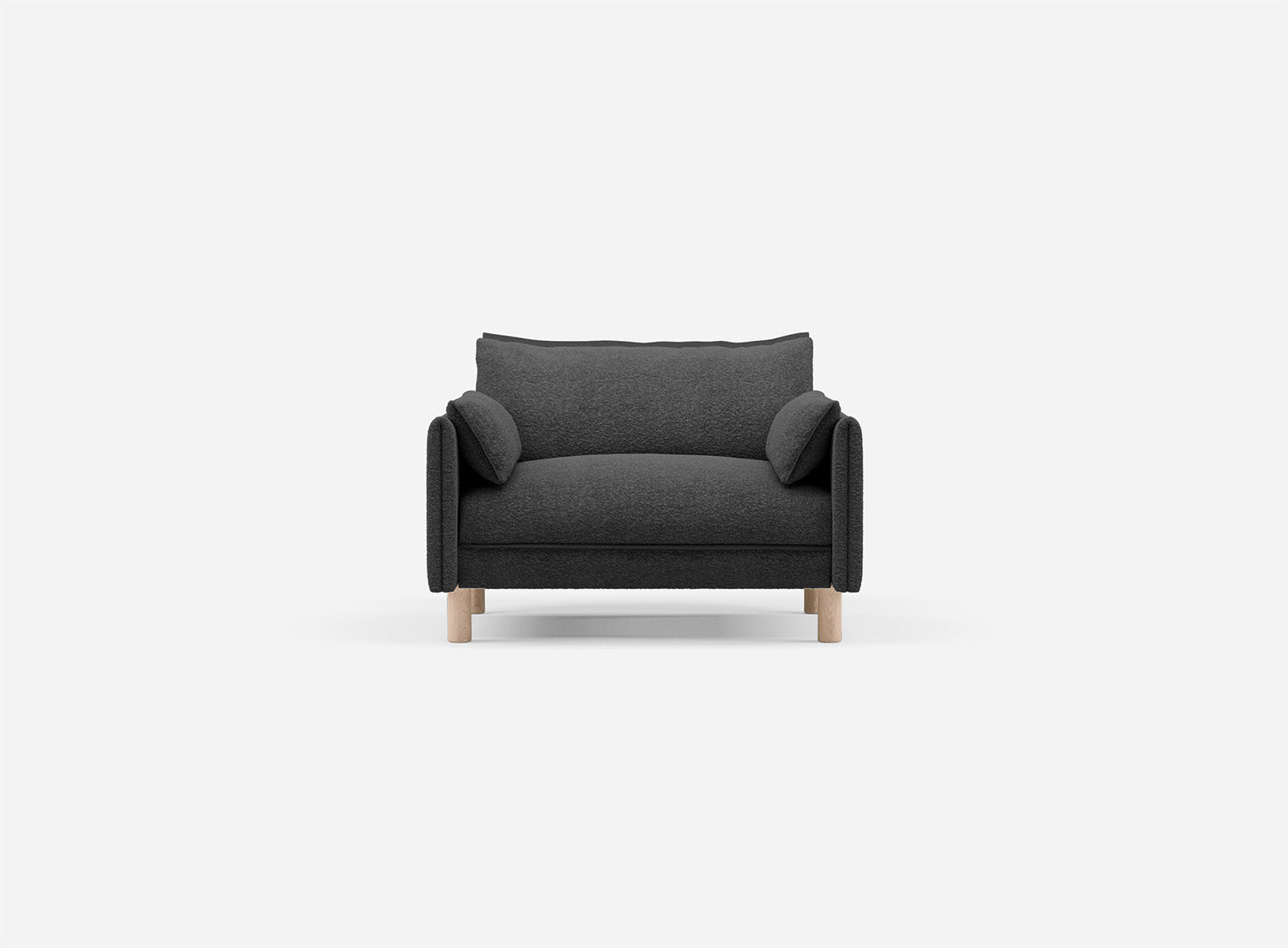 @ Charcoal Boucle Jacket | Charcoal Trim