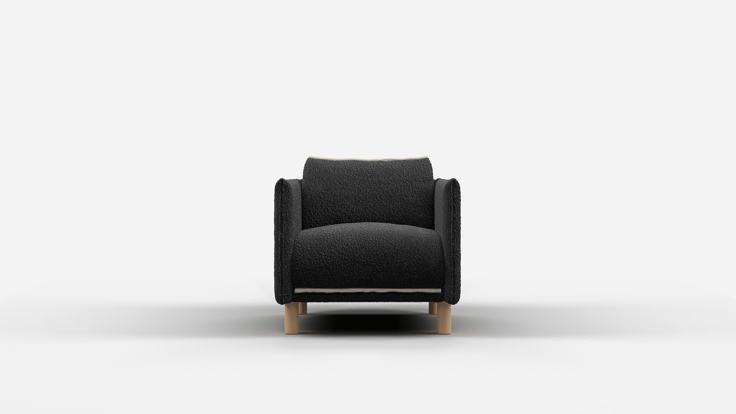 @ Charcoal Boucle | Charcoal Trim