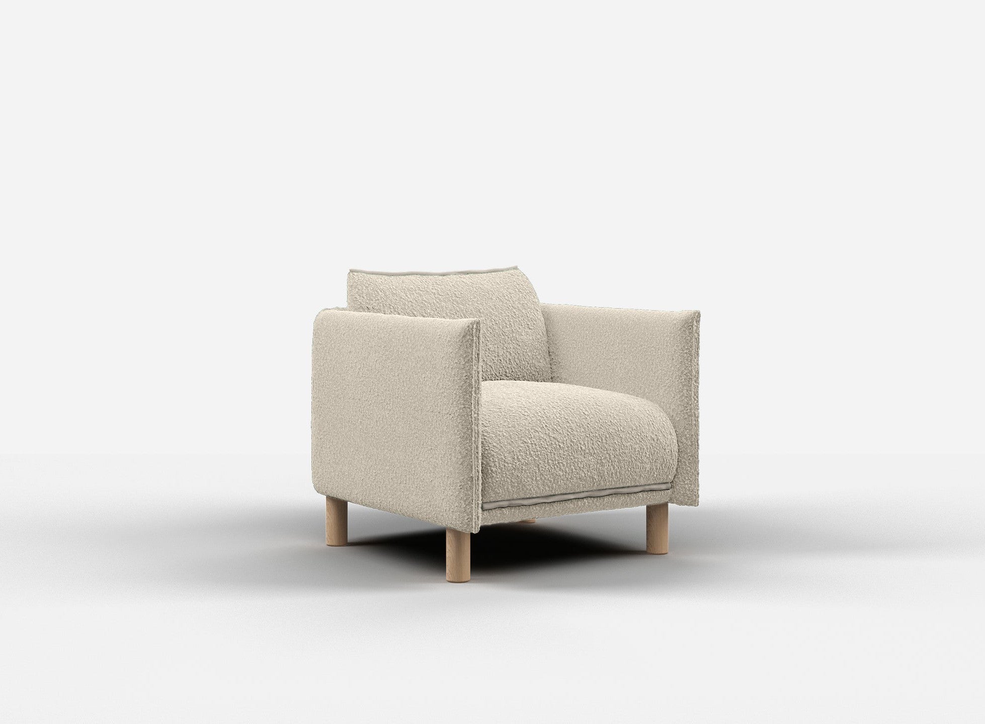Cozmo Cozy Armchair | Ecru Boucle