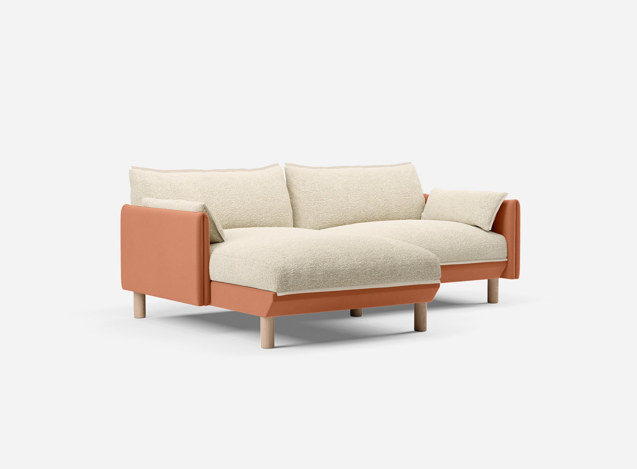 @ Ecru Boucle Jacket | Natural Trim