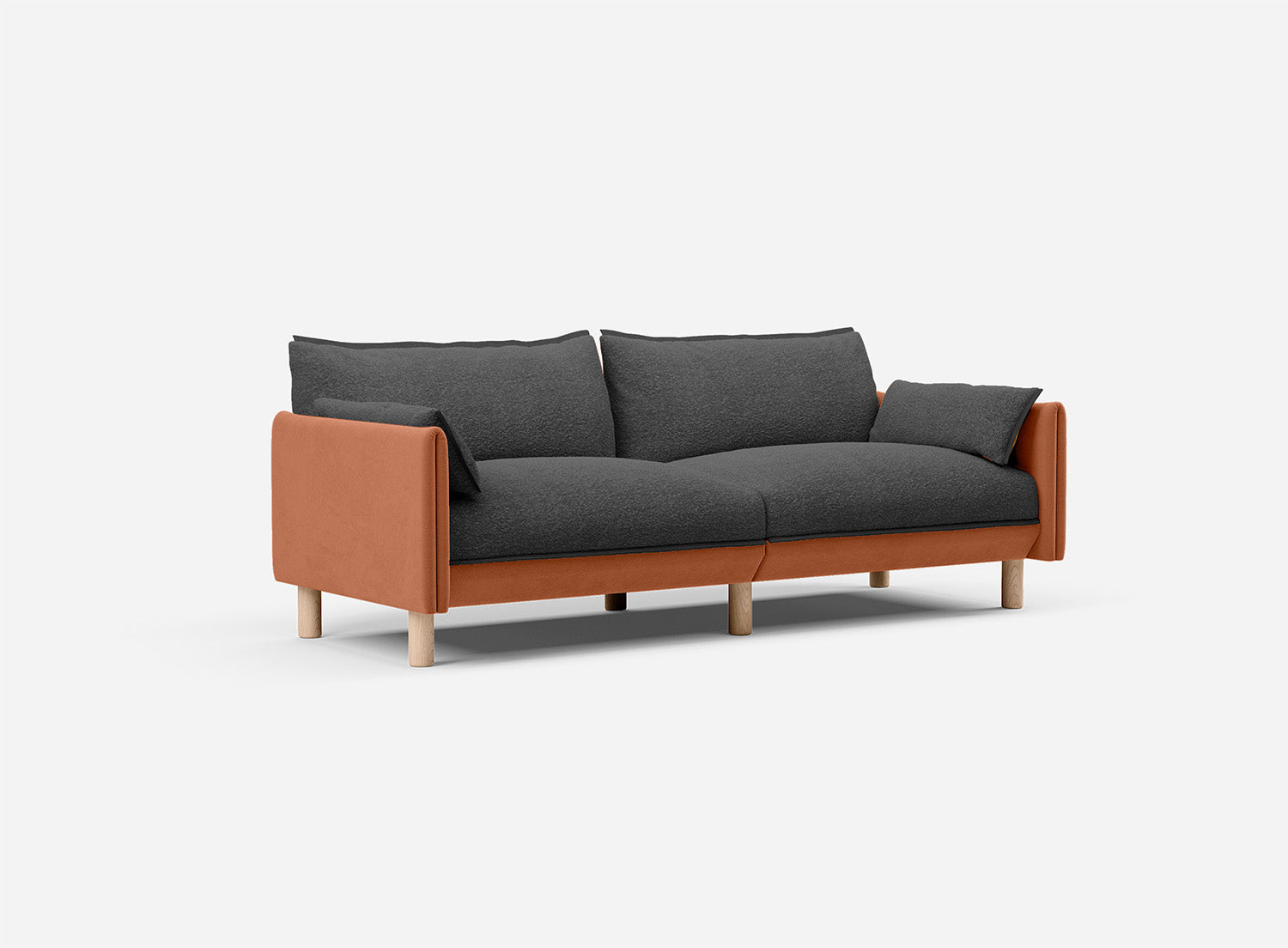 @ Charcoal Boucle Jacket | Charcoal Trim