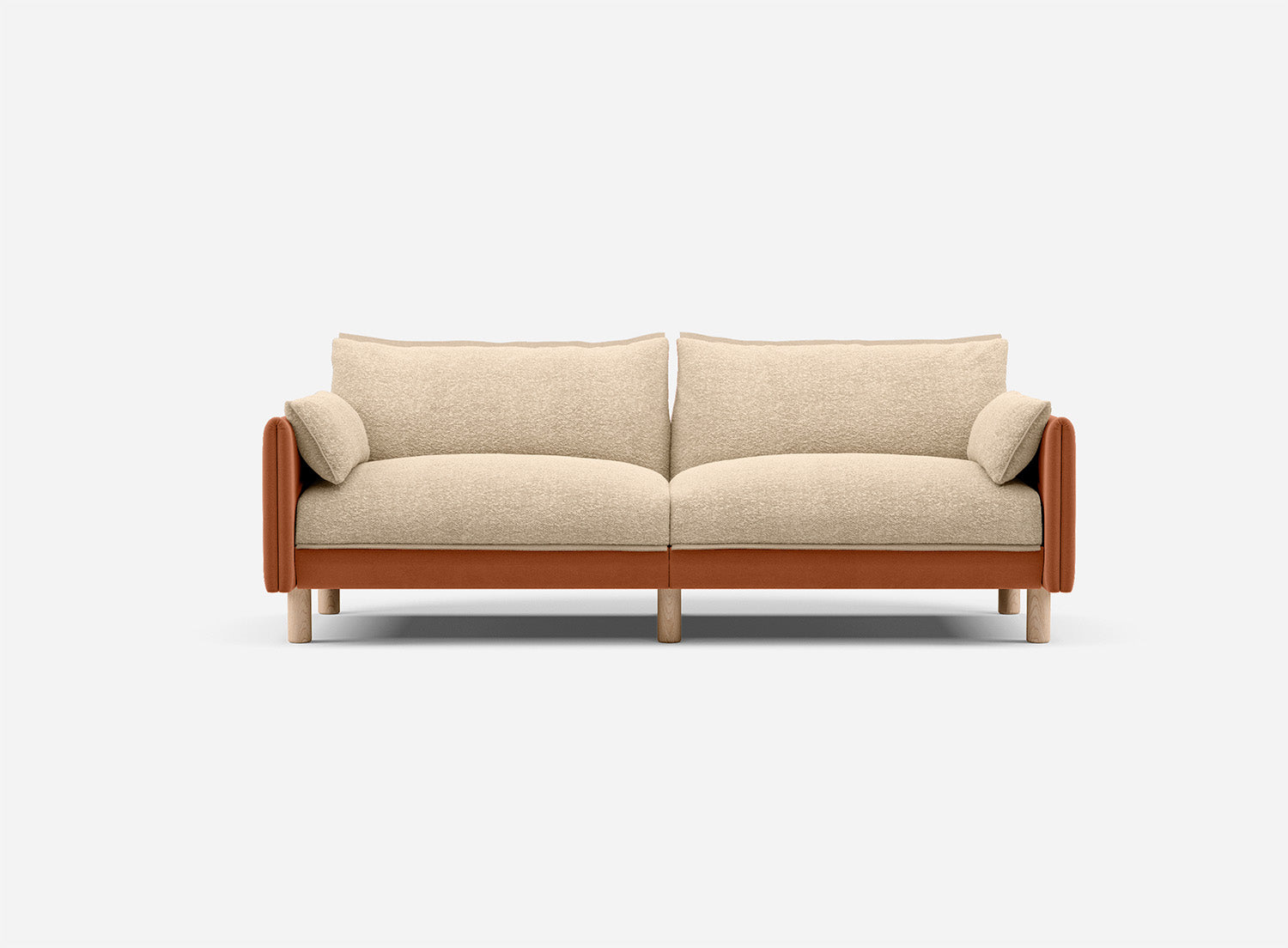 @ Sea Sand Boucle Jacket | Natural Trim