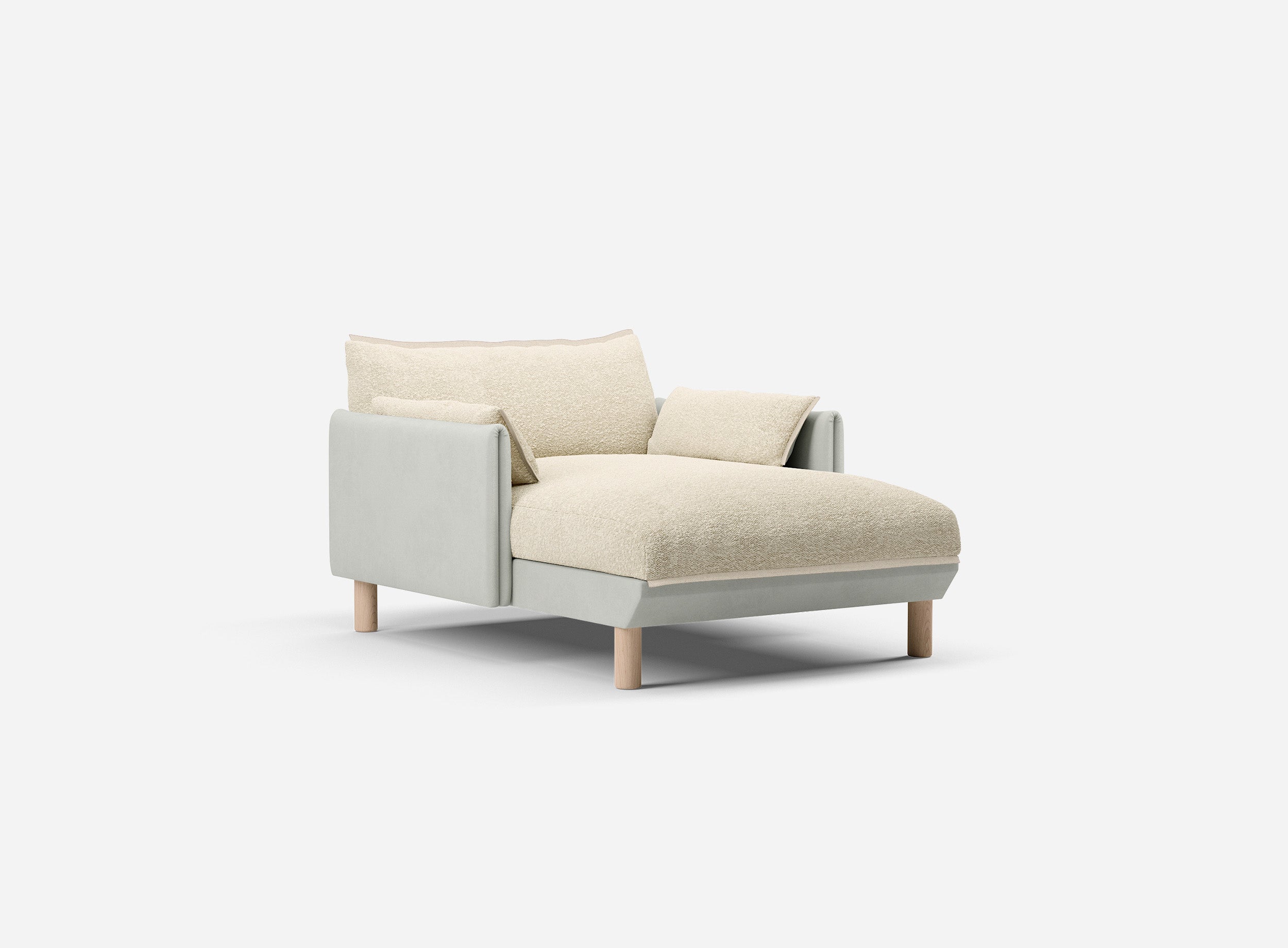 @ Ecru Boucle Jacket | Natural Trim