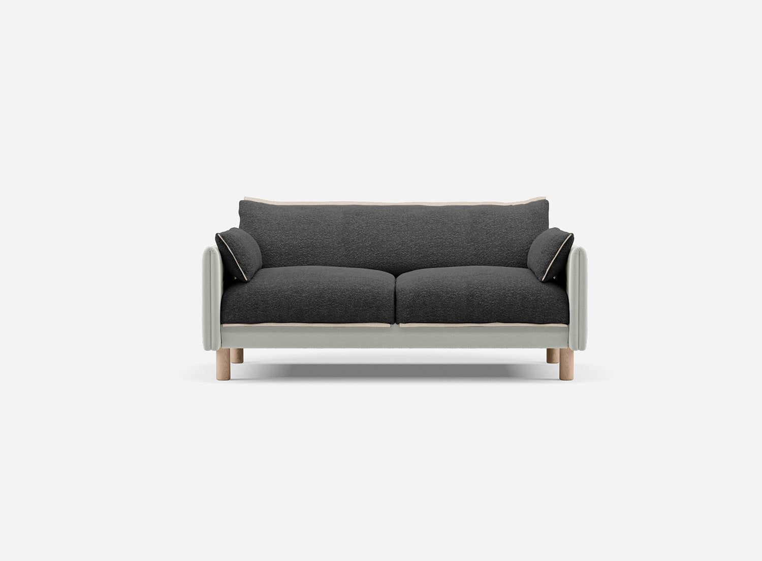 @ Charcoal Boucle Jacket | Charcoal Trim