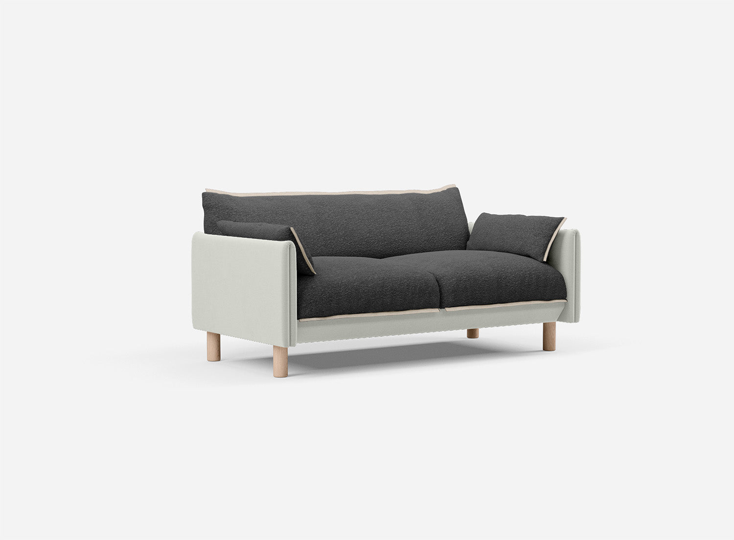 @ Charcoal Boucle Jacket | Charcoal Trim