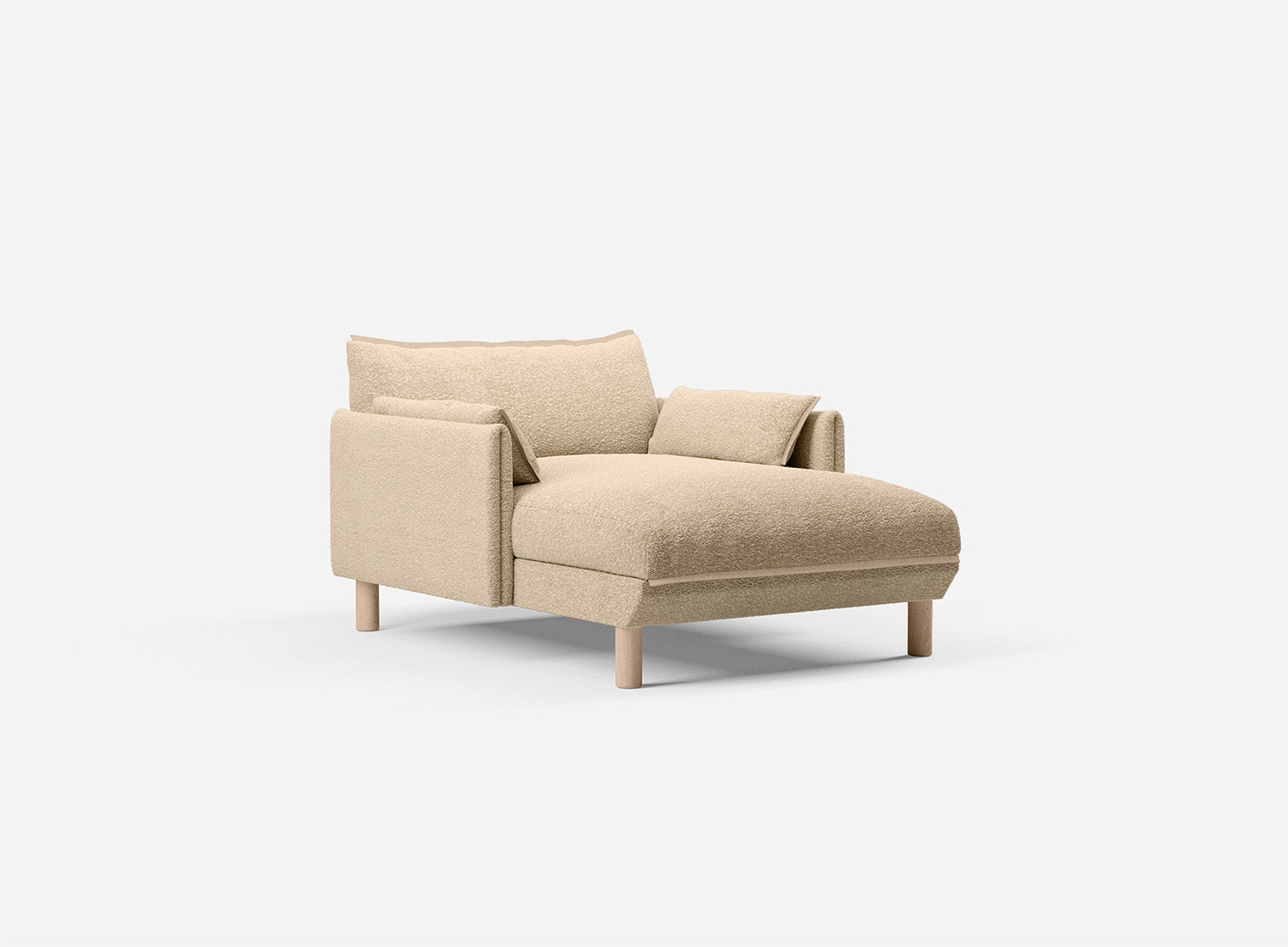 @ Sea Sand Boucle Jacket | Natural Trim