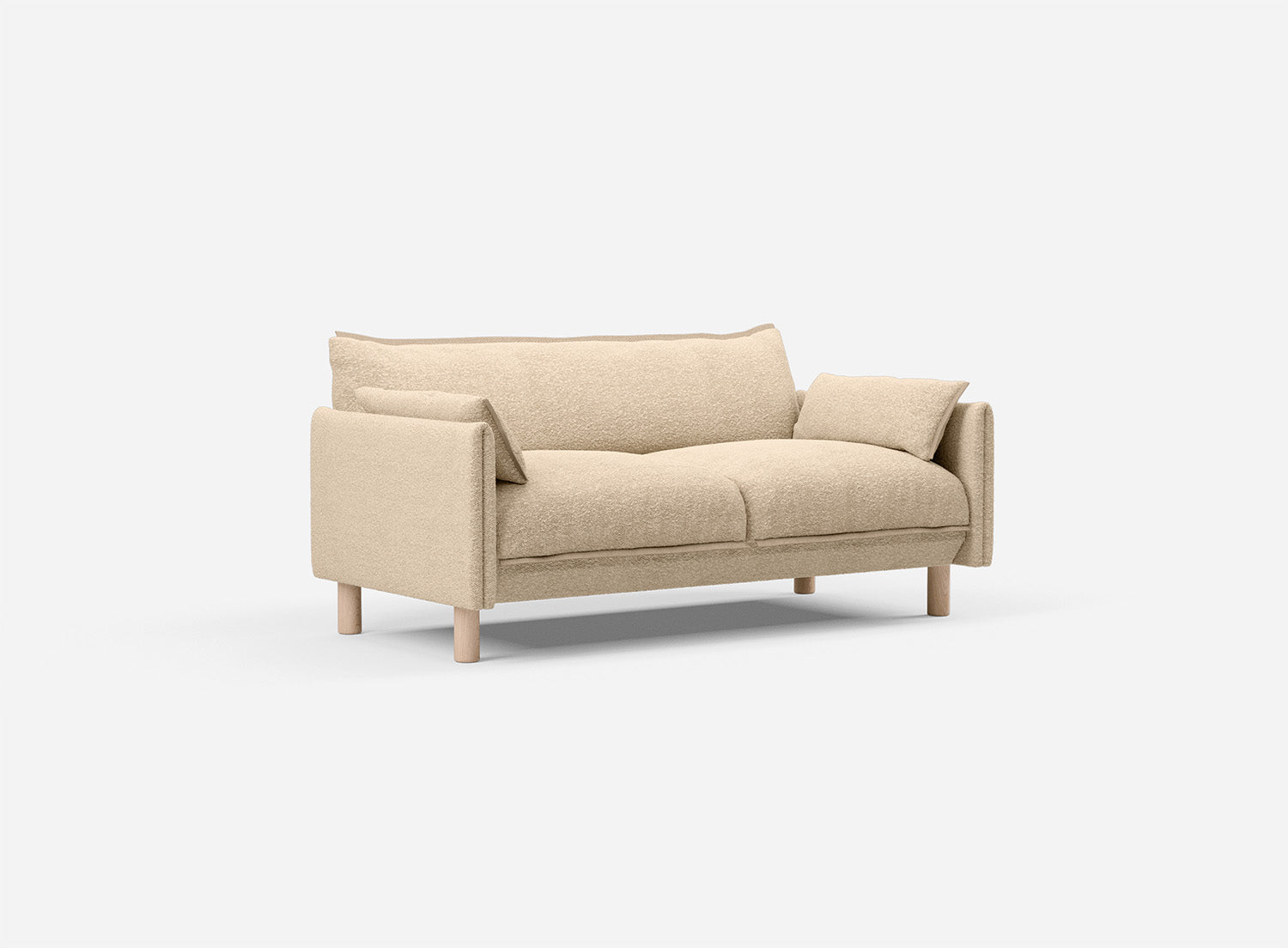 @ Sea Sand Boucle Jacket | Natural Trim