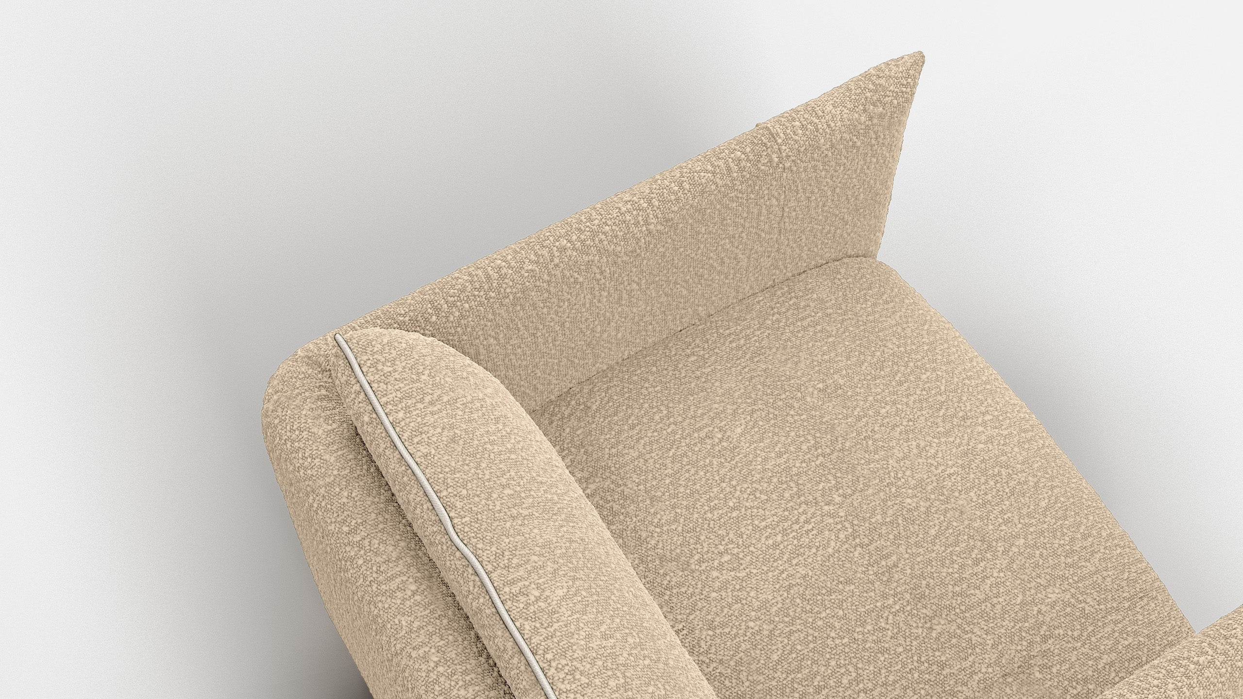 @ Sea Sand Boucle | Natural Trim