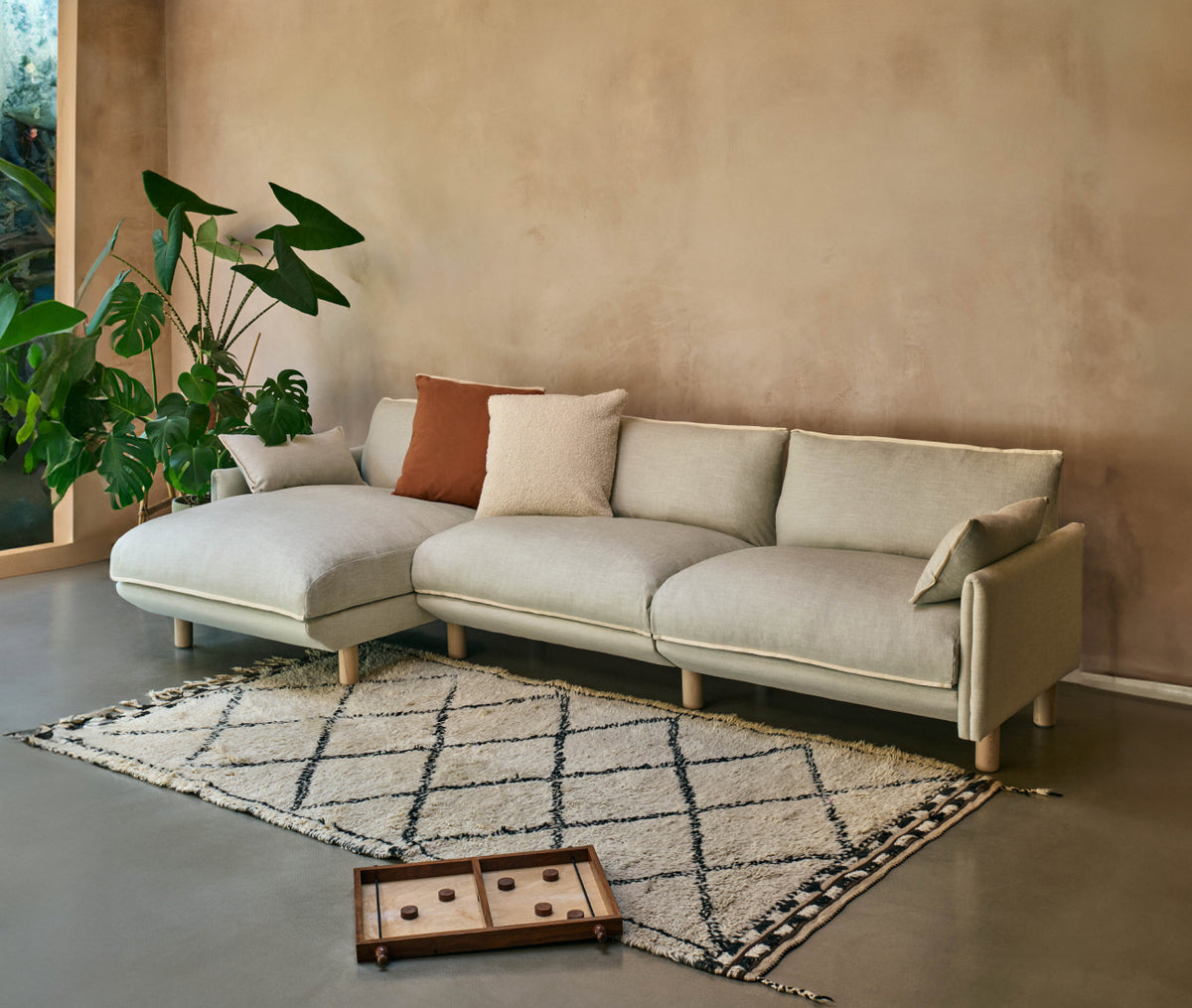 Corner Rounded Chaise Corner Chaise