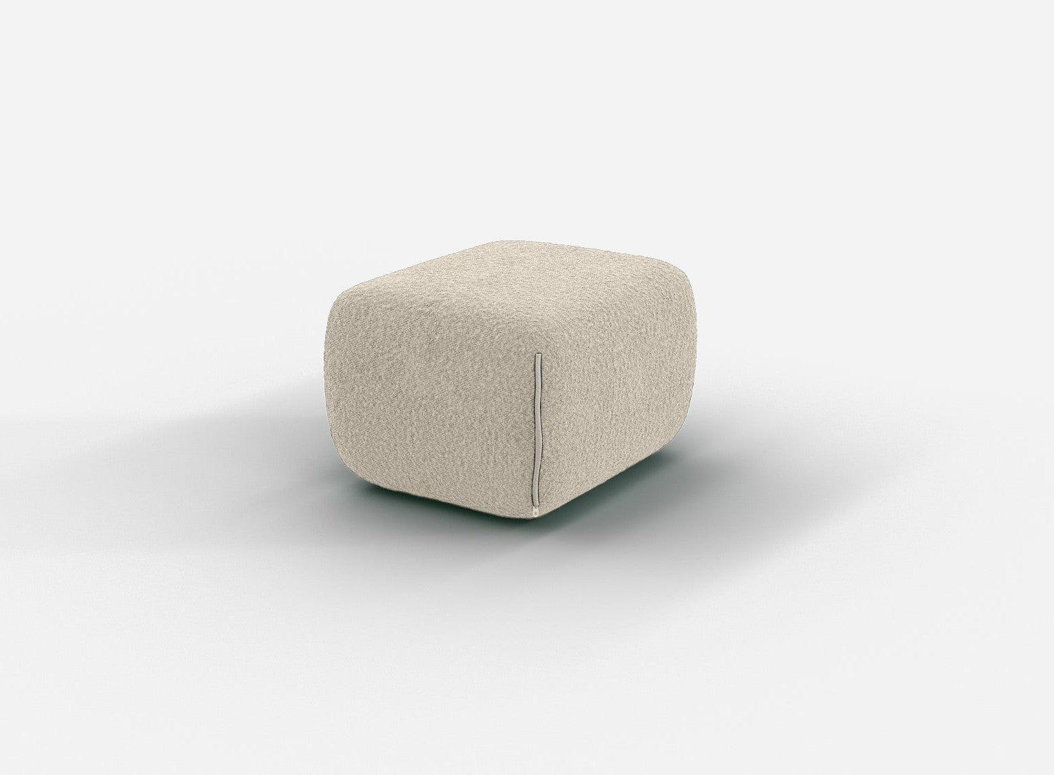 Pouffe | Ecru Boucle