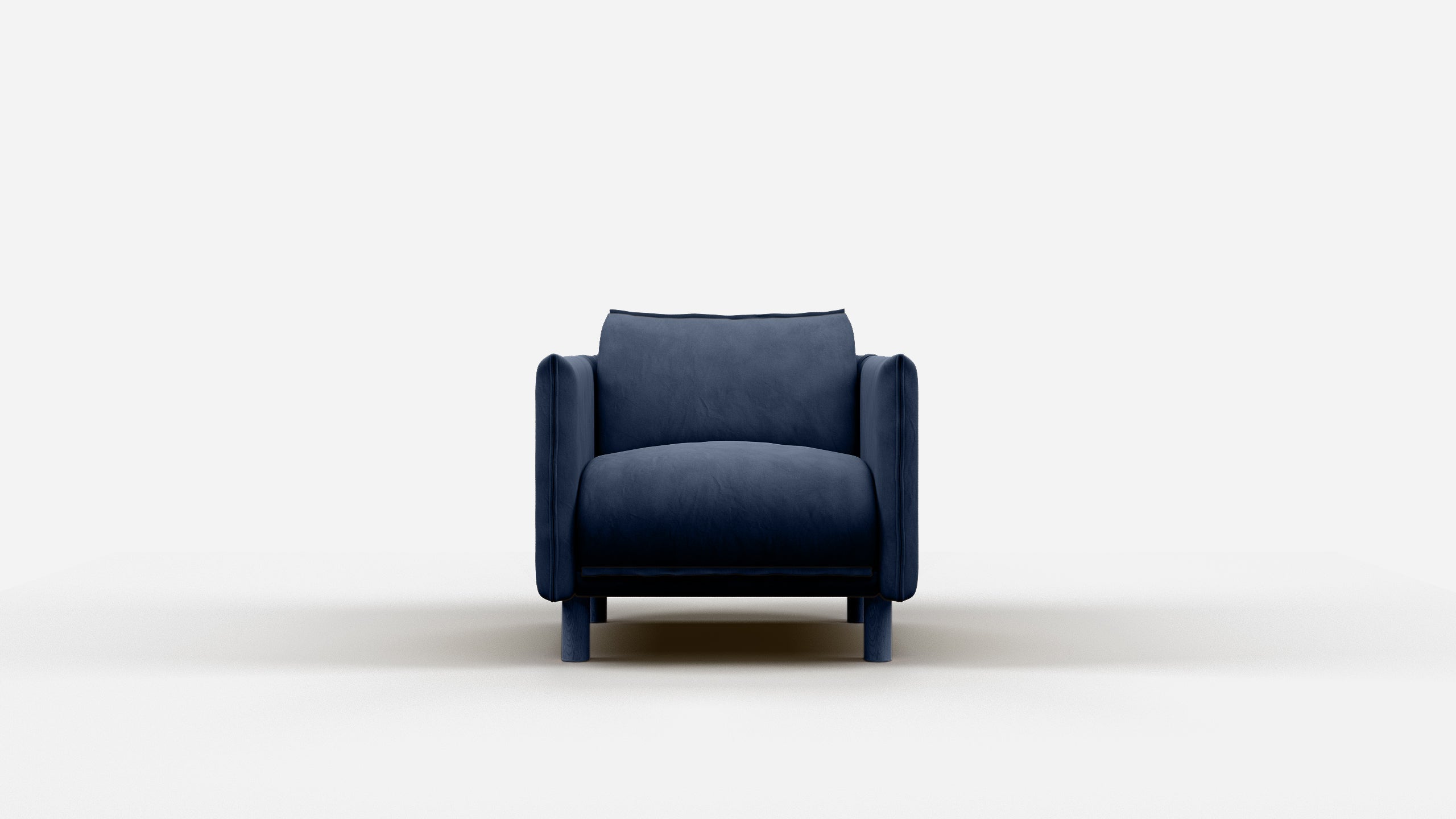 Cozmo Cozy Armchair | Navy Cotton