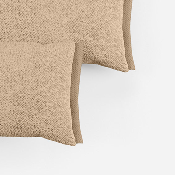 Side Cushions | Sea Sand Boucle