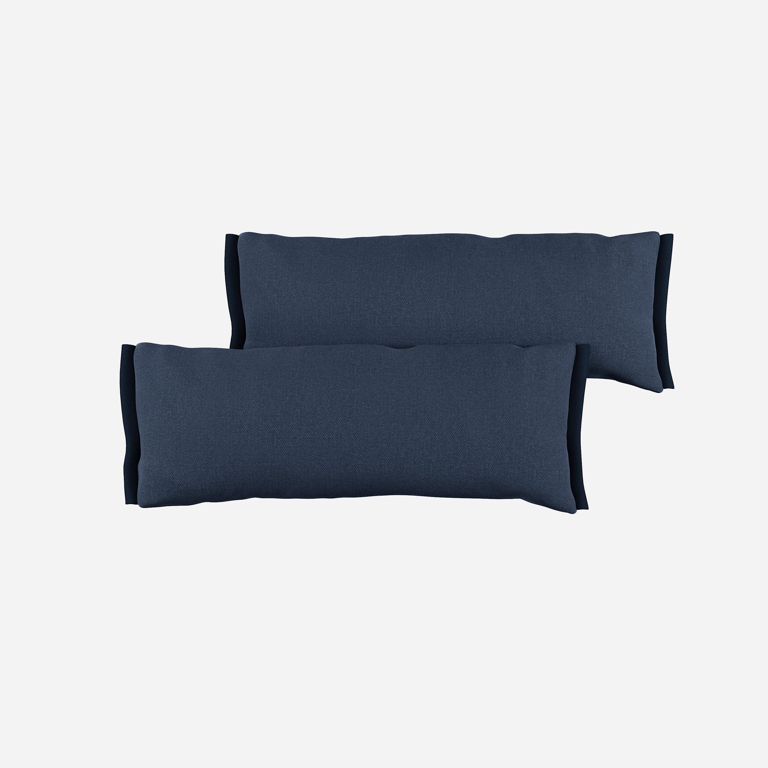 Side Cushions | Cotton Navy  - Cozmo